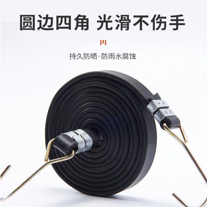 新款牛筋弹力绳捆绑带摩托电动自行车后备箱捆绑带行李箱绑带E18