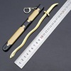 Kangxi War Knife Sword Qianlong Bao Sword Taiji Sword Dragon Jiige Blood Blood Blood Sword Weapon Model keychain