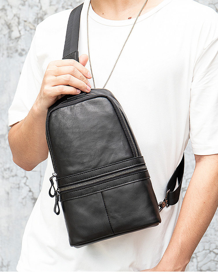 Túi đeo chéo nam đeo ngực da bò lớp đầu 17×5×30,5 cm — 20202 màu đen, 698 màu đen, Cà phê 698, 9011 màu đen chi tiết 74