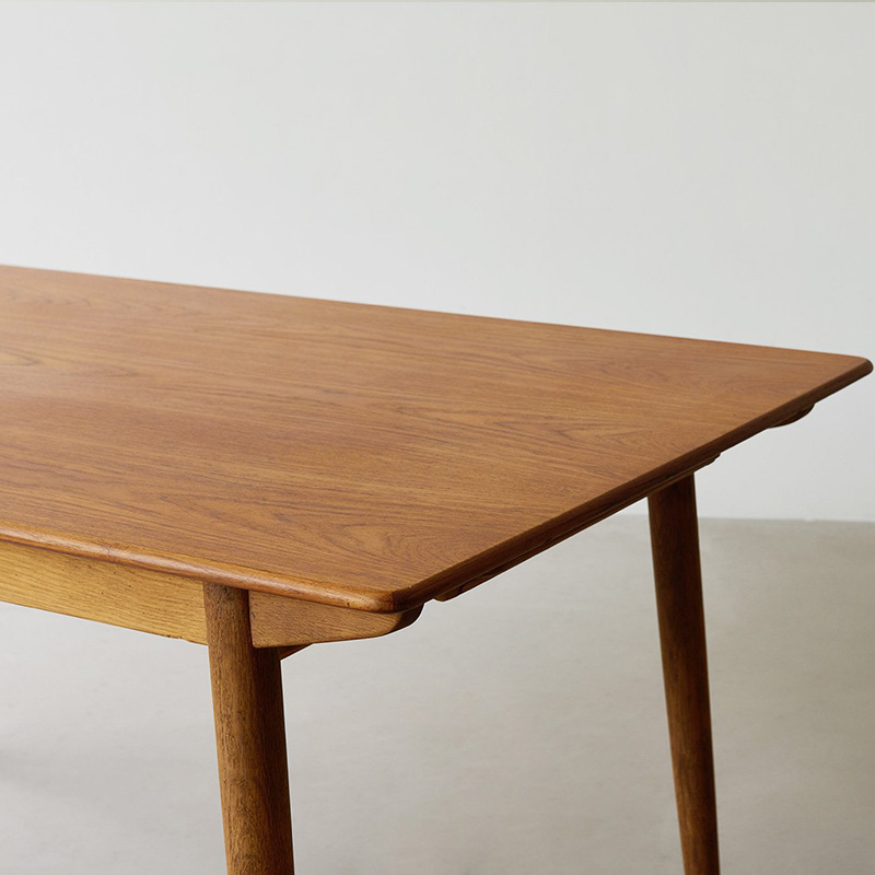 Telescopic Dining Table Danish Retro Furniture Replica Mcm Style Customized Cherry Burmese Teak