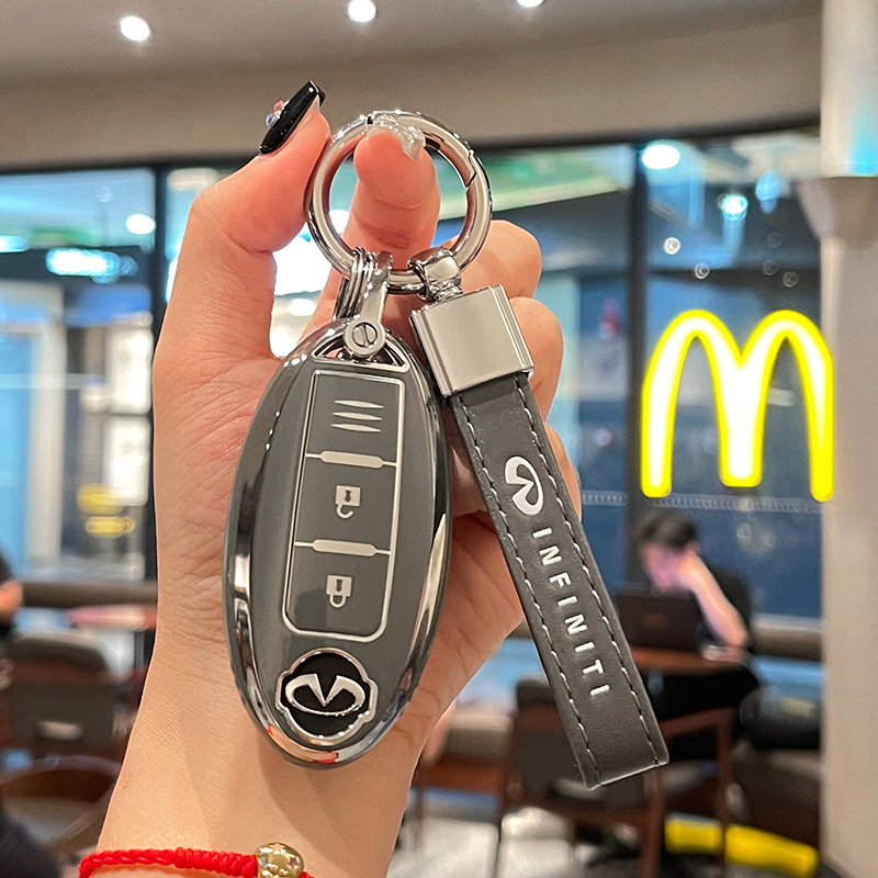 Aplicable Infiniti Q50L llavero QX50/Q70L/G25/FX35 todo incluido TPU estuche protector hebilla