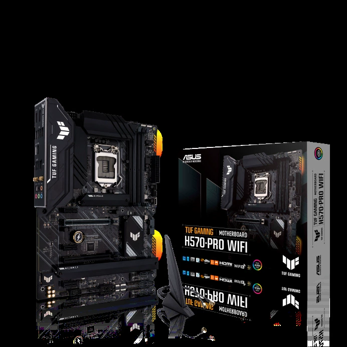 Материнская плата ASUS TUF GAMING H570-PRO WIFI D4, формат ATX, сокет LGA1200 (в наличии)