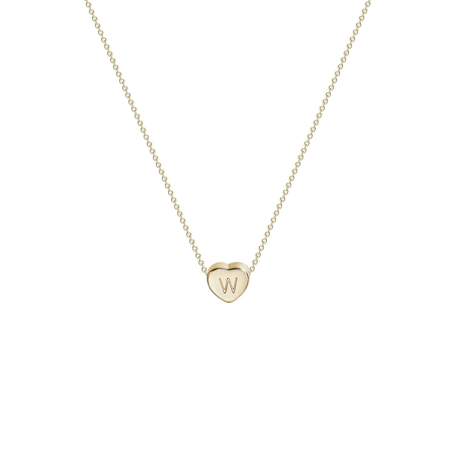 Glossy trend fashionable children's necklace heart-shaped with…