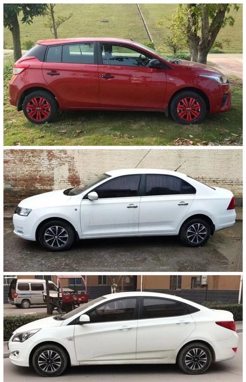 Suitable for Vios Wheel Hub Cover Vios Fs Wheel Hub Cover Wheel Hub Decorative Cover Tire Outer Cover 14inch 15inch