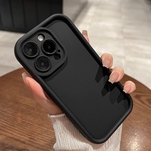 适用三星S25Ultra手机壳S24FE磨砂S23全包S22Plus纯色硅胶保护套