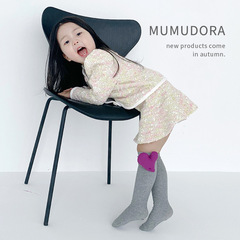 春秋款兒童襪子女童長筒襪嬰兒愛心襪寶寶長襪秋冬季無骨襪新生兒