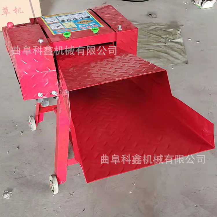 牛羊养殖稻草铡草机长短可调节 小型碎草机 秸秆青储切段机科鑫