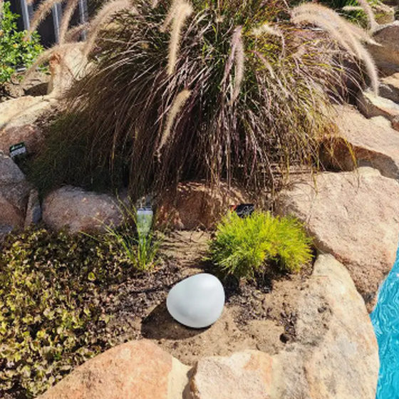 Solar Goose Soft Stone Burial Lights Color Atmosphere Ball Lights Solar Garden Villa Burial Lights Courtyard Lawn Lights
