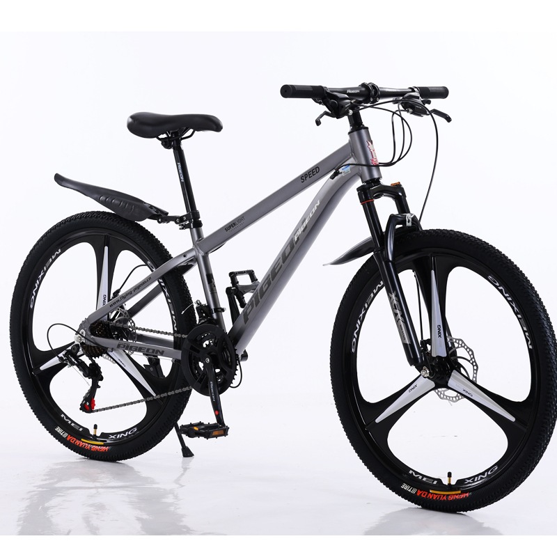 Explorer Aluminum Frame Shimano-Matte Gray 3 Blades 21 Speed