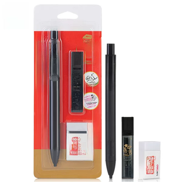 Deli S357 Answer Sheet Pencil Set S838 Student Exam Marking Pencil 2B Automatic Pencil Eraser Stationery Wholesale