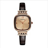Fashionable square watch, quartz waterproof swiss watch, city style, Korean style, bright catchy style