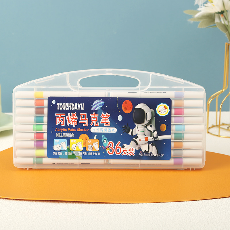 アクリルマーカーペン卸売子供のアート特別な水彩ペン防水手描き diy 洗えるアクリルペン|undefined