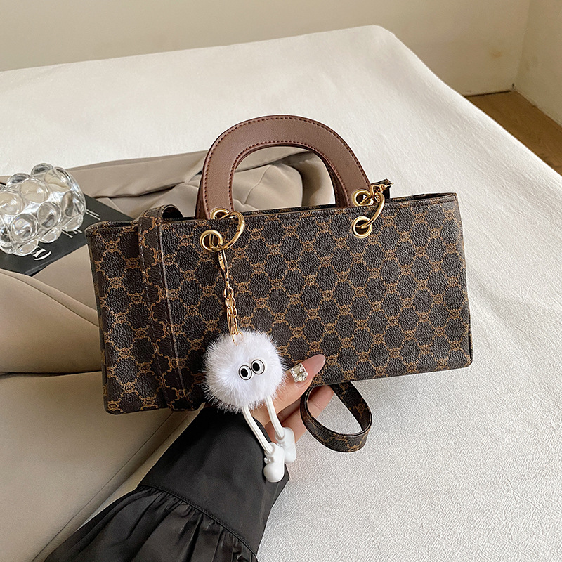 2024 otoño ocio nueva tendencia de moda simple bolso de mano estética de hombro bolso pequeño bolso cuadrado bolso de mujer