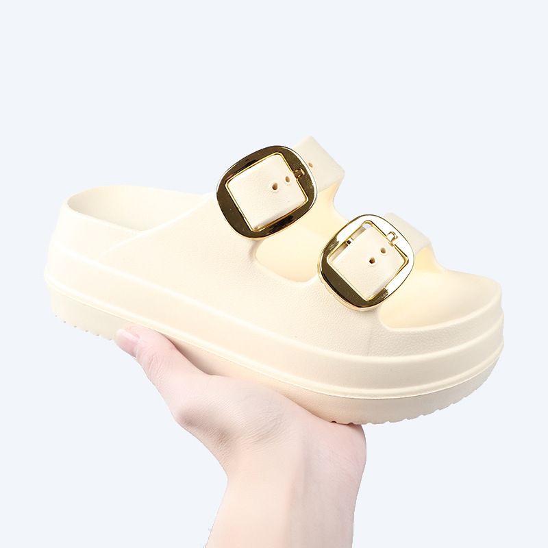 Universal fashionable casual comfortable slippers open toe platform