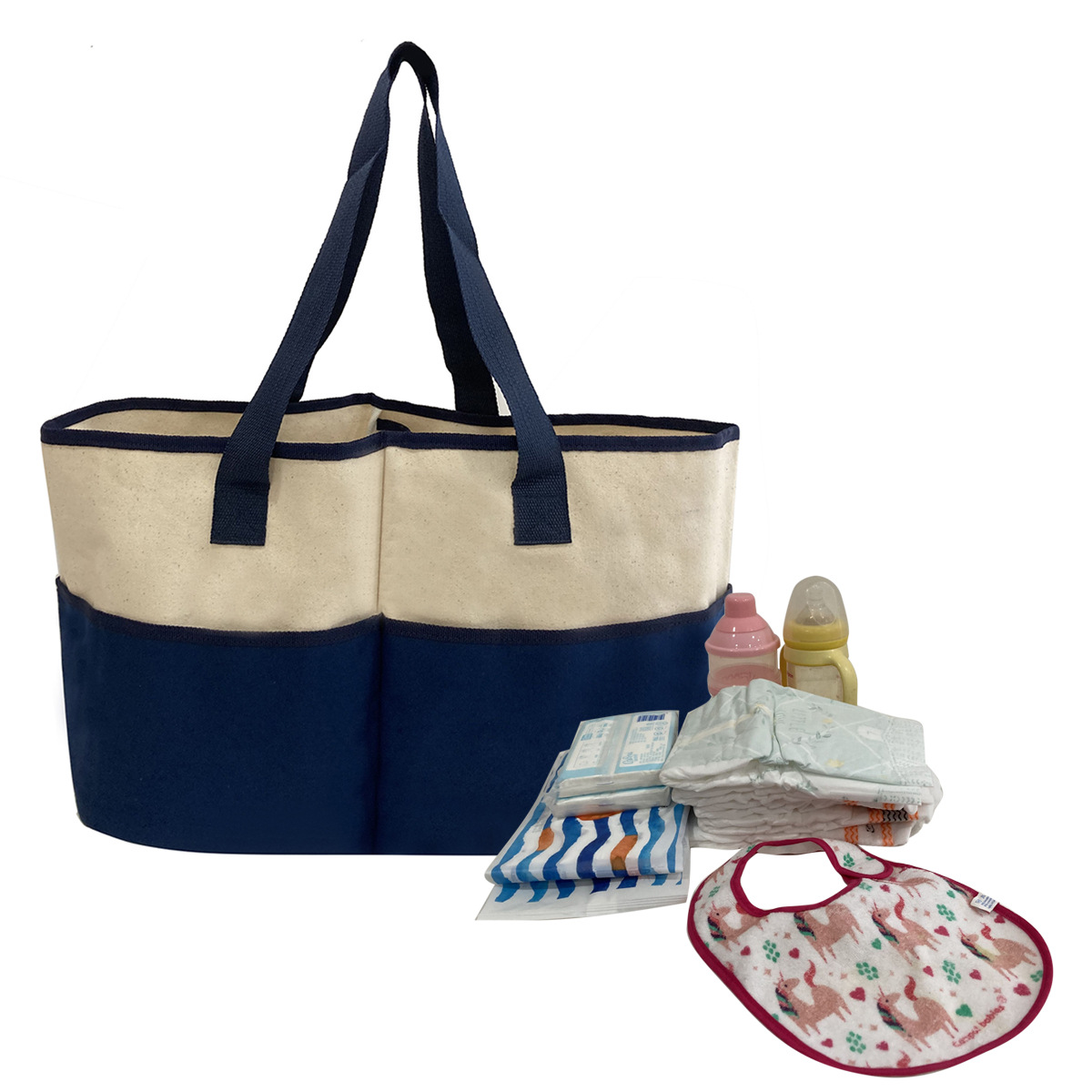 Bolsa de lona caliente transfronteriza bolsa de leche materna portátil bolsa de leche materna bolsa de compras para mujeres