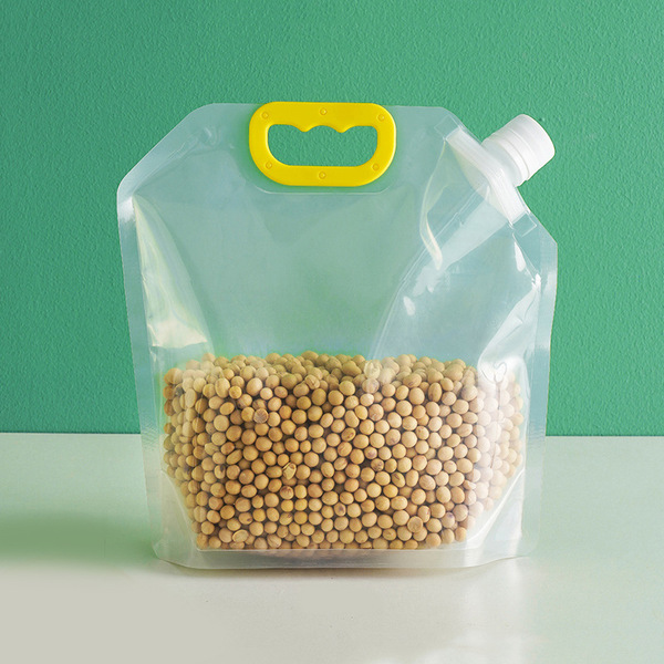 transparent rice storage bag