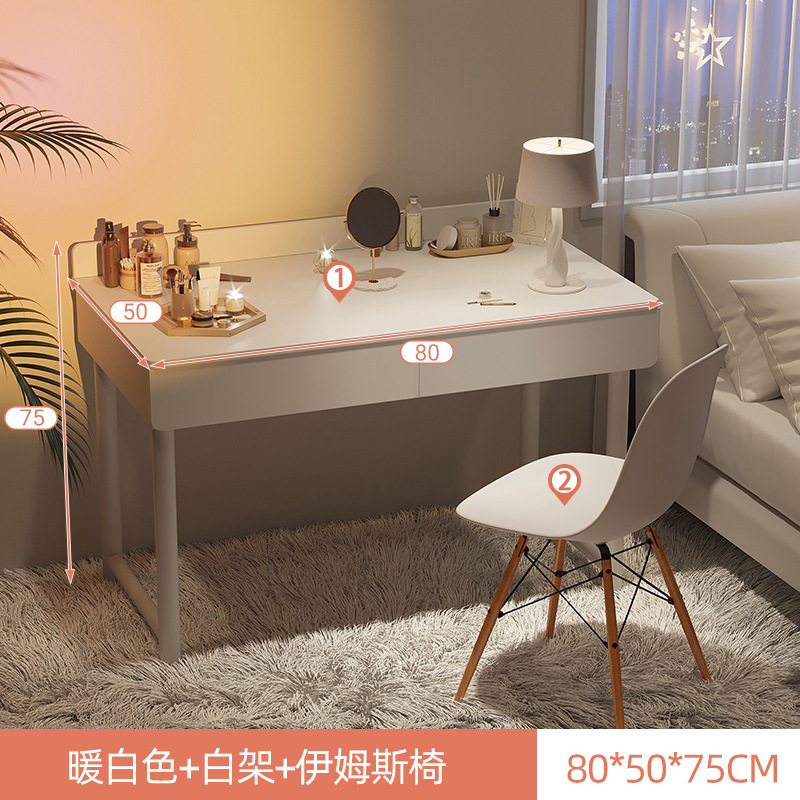 Mesa de maquillaje simple dormitorio de niñas hogar blanco comedor de vestir ins viento simple alquiler de escritorio de computadora