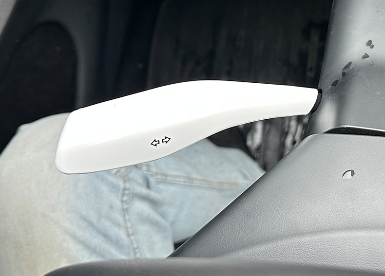 Suitable for the New Version of Tesla Modelyl Shift Lever Cover Interior Decoration Patch Accessories Carbon Fiber Gear Handle Cover