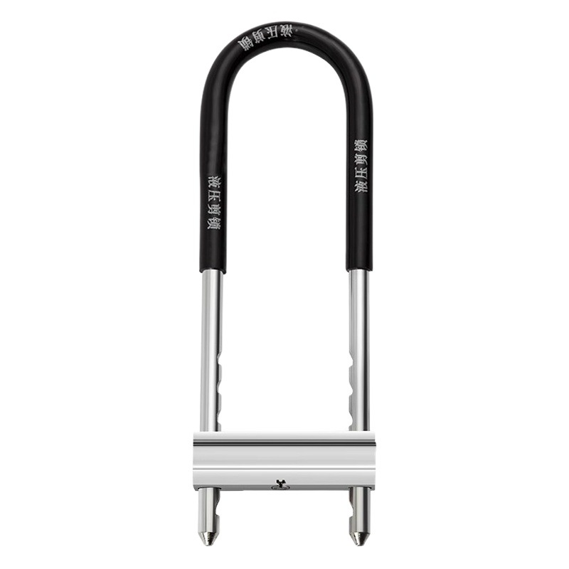 Glass door lock u-shaped lock double door latch glass lock sliding door long lock shop u lock electric motorcycle lock