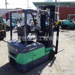外贸合作丰田三轮电动叉车3米原地转弯二手质量好托盘车搬运车