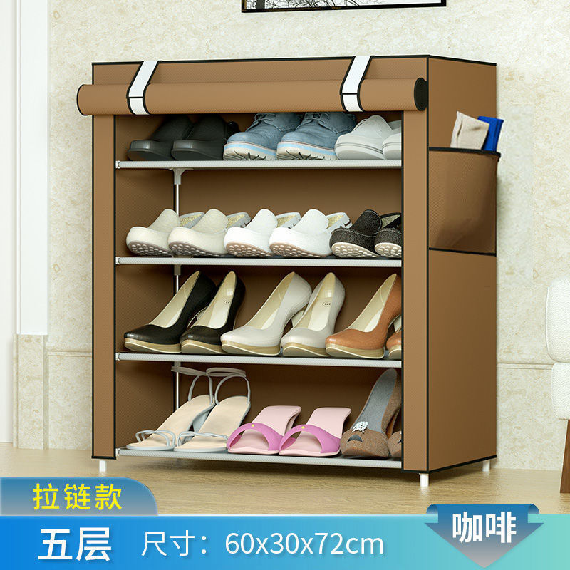 (더블 지퍼 + 사이드 포켓) 5 레이어 4 다크 브라운
