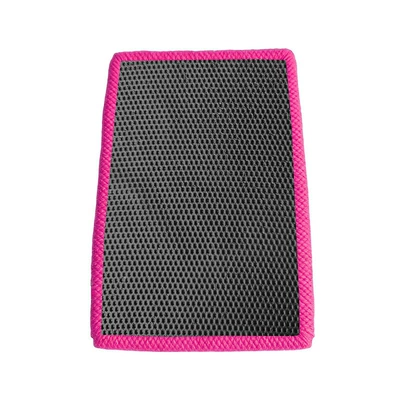 Car cleaning tools — gloves, clay towel, mesh car - hollowed-out-clay-surface-grid-point-clay-gloves-in-pink