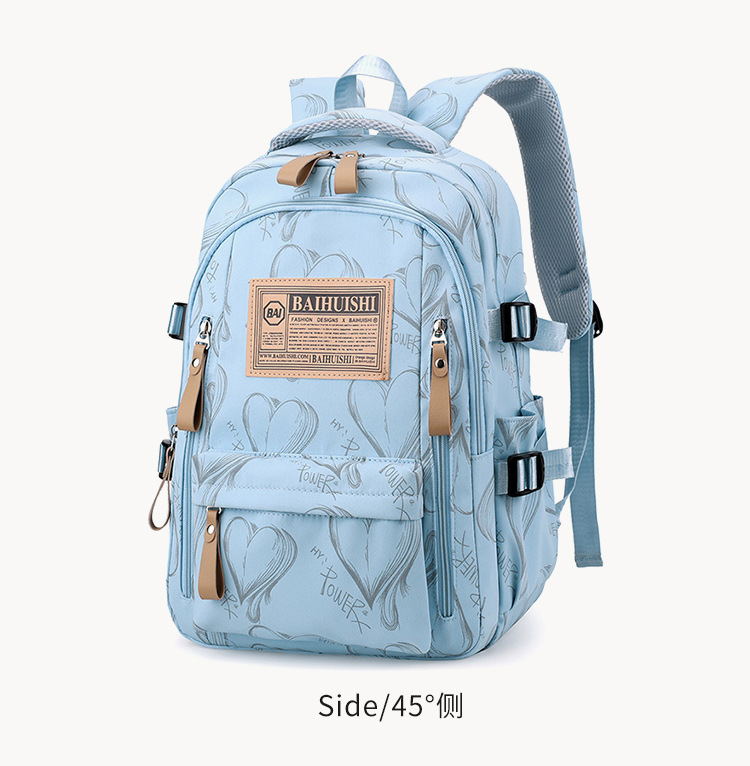 New Backpack Men Women Students Bag School Backpack Lightweight Large Capacity Shoulder Bag Outdoor Travel Commuter Pack