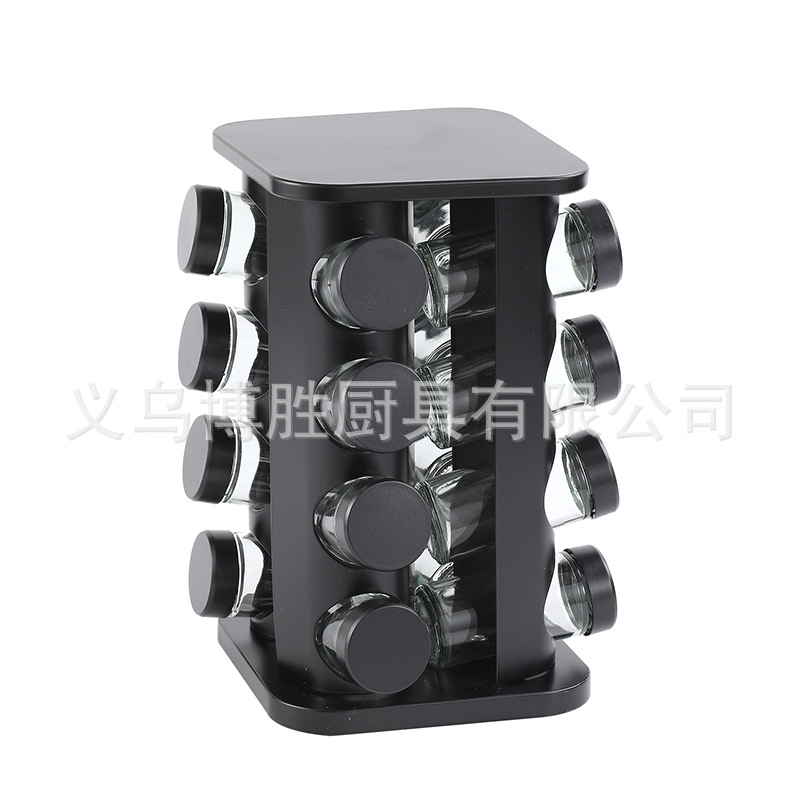 Nuevo rack de acero inoxidable cuadrado multifuncional rack de condimento de cocina doméstica rack de condimento de rotación multiplaca rack de condimento al por mayor
