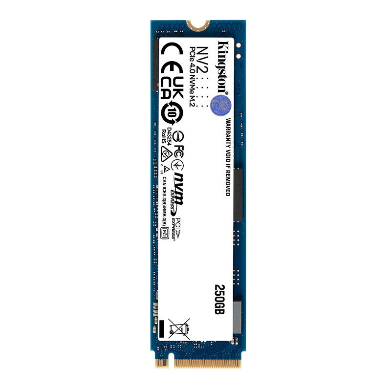 Kingston NV1/NV2 апгрейд 250/500 ГБ/1 ТБ M.2 SSD твердотельный диск NVMe