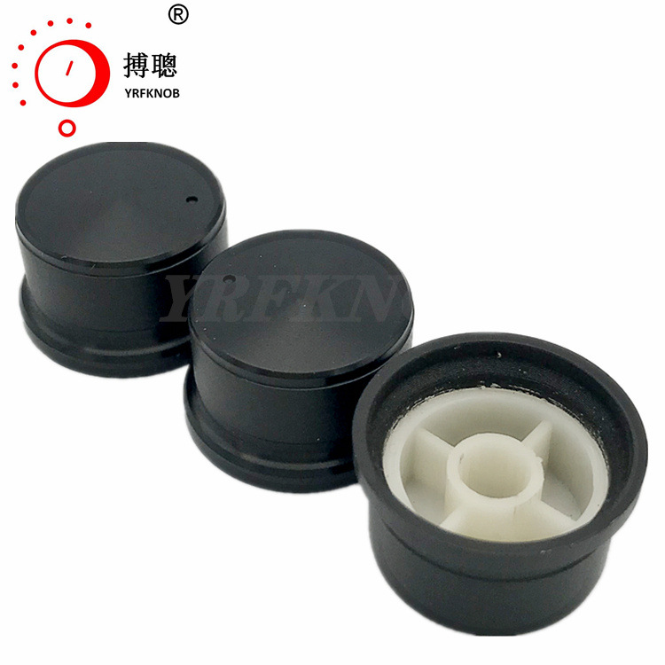 YRFKNOB������ťñ�ͺ�ɫ��ɰ���Ͻ𿪹���ťñֱ��18-22��14.5mm