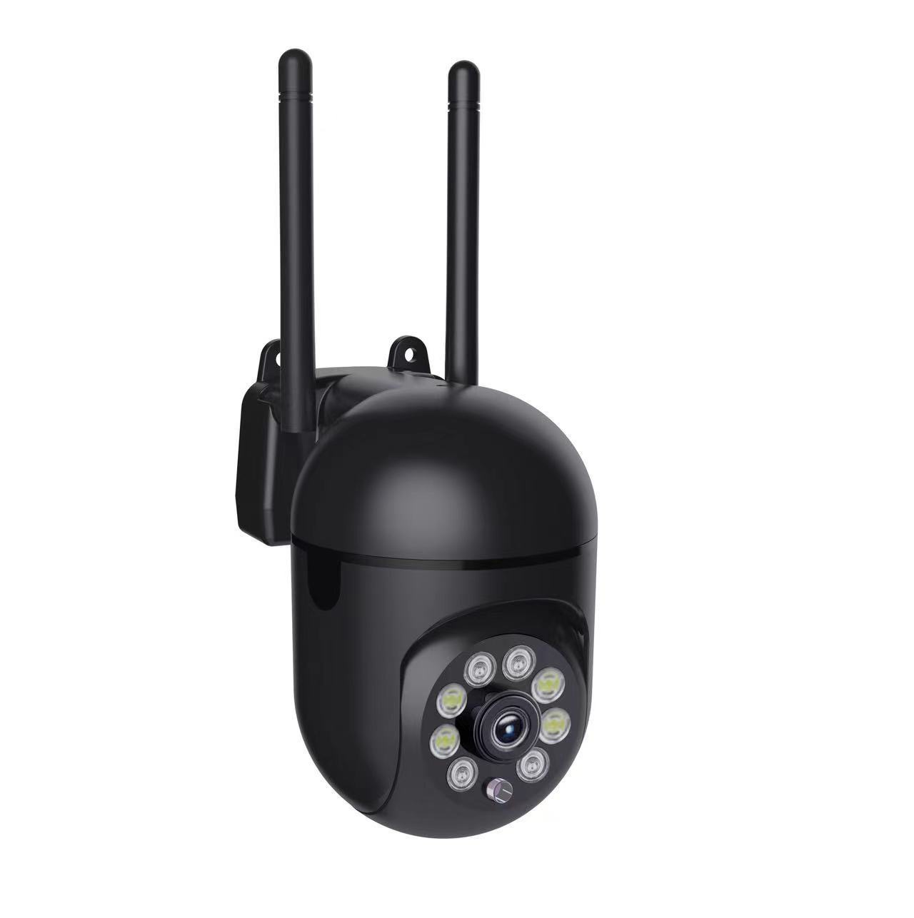 Bracket Minion (versión negra) 360 cámara de vigilancia panorámica HD visión nocturna teléfono móvil remoto interior doméstico