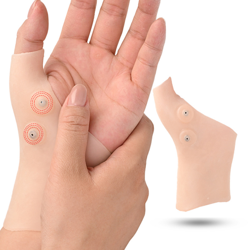 Manufacturer Silicone Magnet Wrist Gloves Finger Wrist Twist Fixed Men's and Women's Keyboard Wrist Tendon Sheath Sheath Wholesale