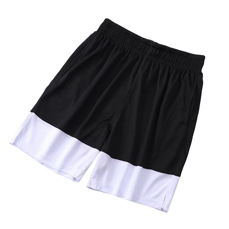 Pantalones de baloncesto de empalme para hombres americanos sueltos de cinco puntos de playa secado rápido correr entrenamiento de fitness pantalones deportivos de hombre