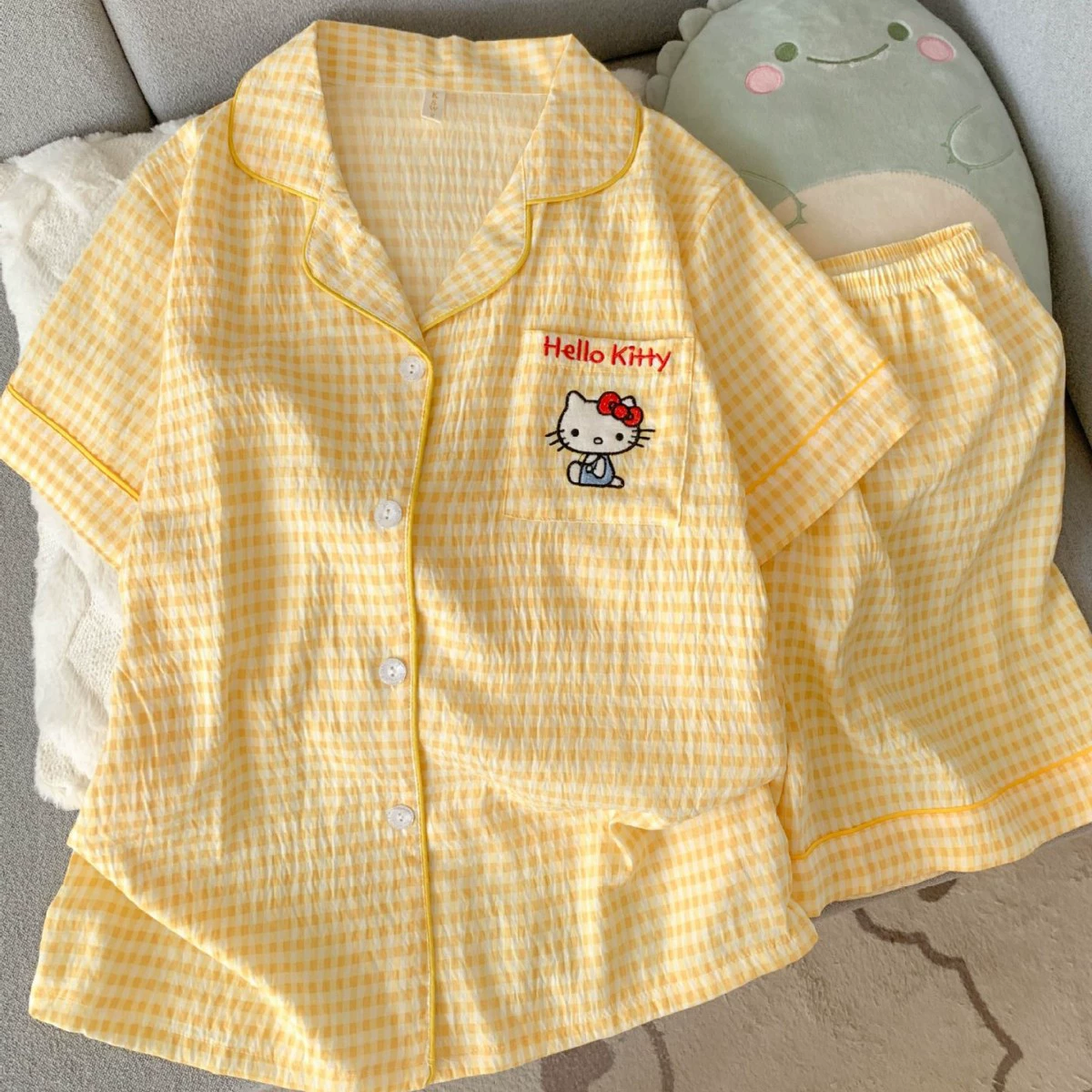 Hello Kitty, summer cotton thin pijama, set