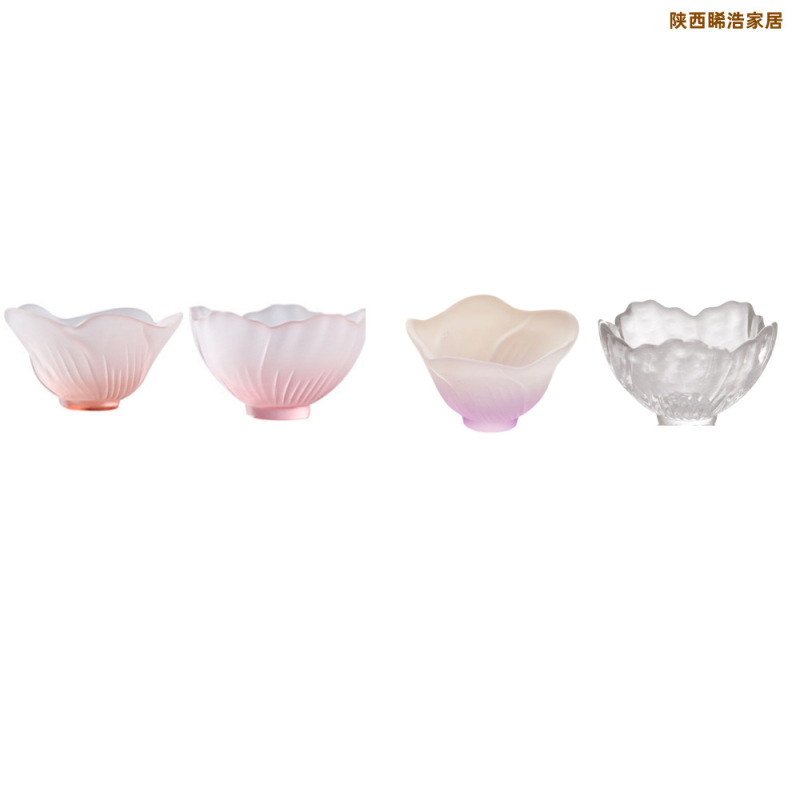 和風ガラス小茶カップ、桜ガラス茶カップ、ピンクフロスト槌目酒器、ガラスマスターカップ|undefined