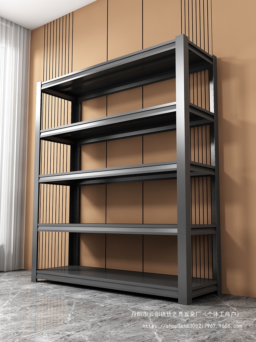 双层加厚货架置物架仓储仓库钢制展示架多层落地收纳加厚铁架批发