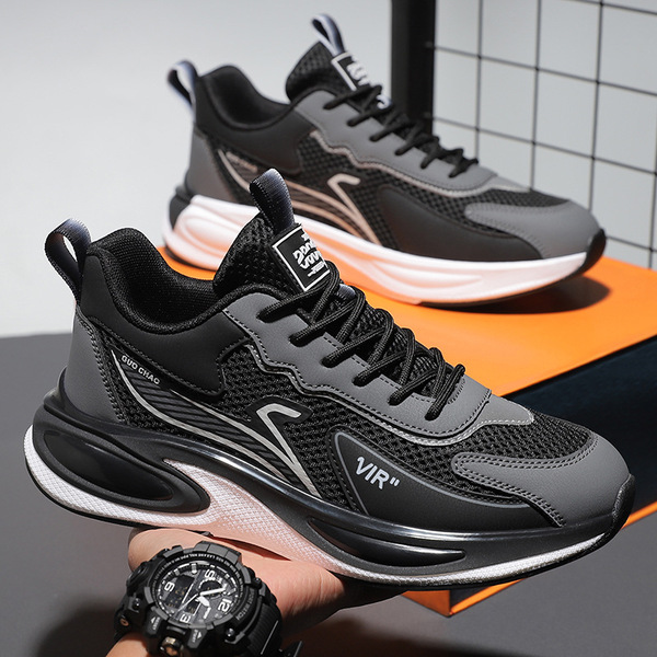 Men's fashionable mesh running sneakers