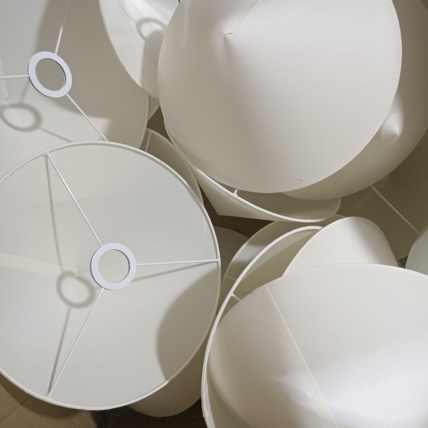 Triángulo sombrero en forma de paraguas de Luna semicírculo en forma de pantalla de tela