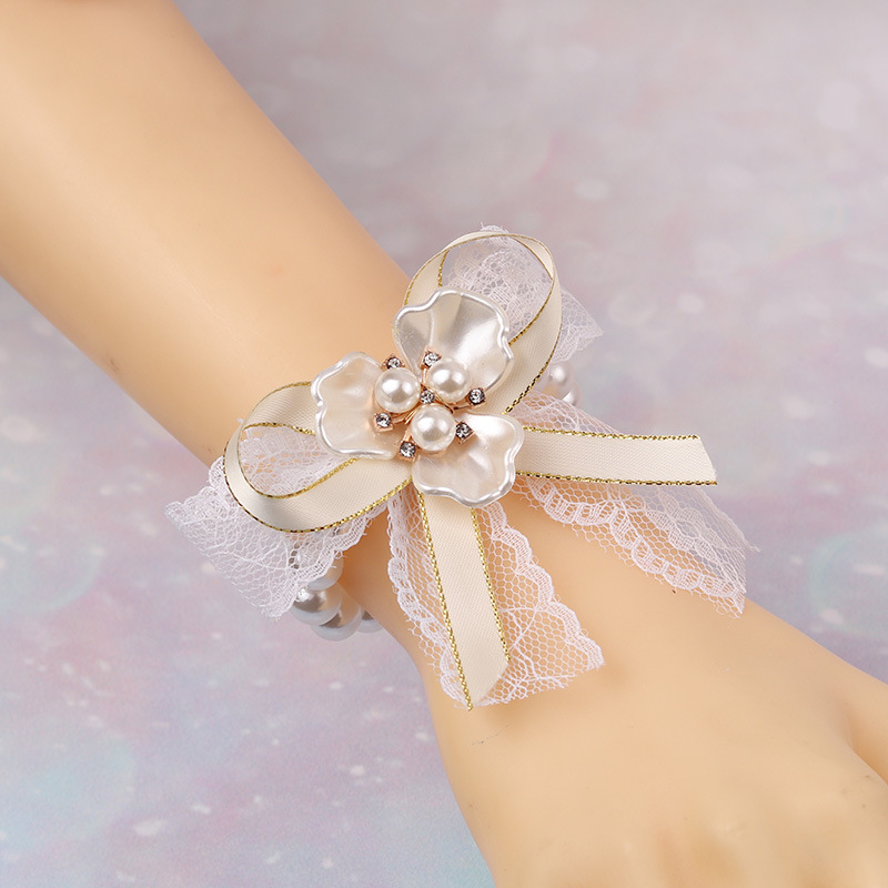 Bride's Wrist Flower Bridesmaid Wedding Sister Group Hand Wreath Accompanying Gift Mori Style Small Fresh Xiuhe High-end Wedding Korean