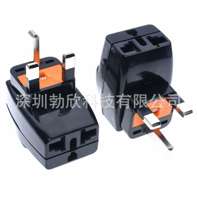 WDS-7S一转三多用插孔英式带保险管13AFUSED英规港式三脚方头