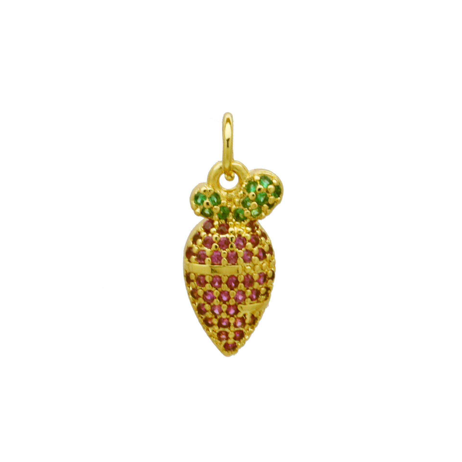 2g Weight Pendant Jewelry Making Type 7 * 18mm Jewelry Making Size Zircon Inlay Material DIY Jewelry Accessories Classification 1 Piece Quantity Copper Material Christmas Festival Cherry, Carrot, Strawberry Pattern Inlay Design IG Style Style 1 Piece 7 * 18mm Copper Zircon Cherry Carrot Strawberry Pendant 13