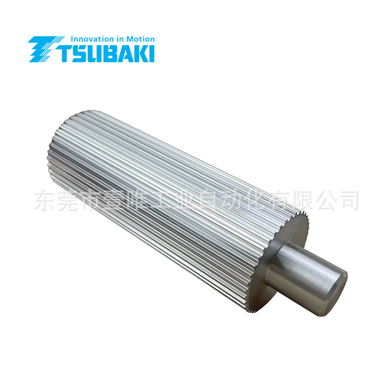 日本TSUBAKI铝制皮带轮齿轮棒PT40P5M-100L-A椿本棒状同步带轮
