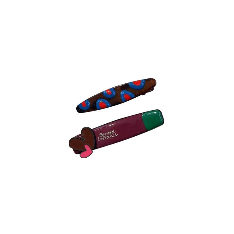 Corea del Sur Dongdaemun amor brocas de cabello de color mujer dulce brocas de cabello flanco brocas de cabello rotas brocas de boca de pato adornamiento de cabeza