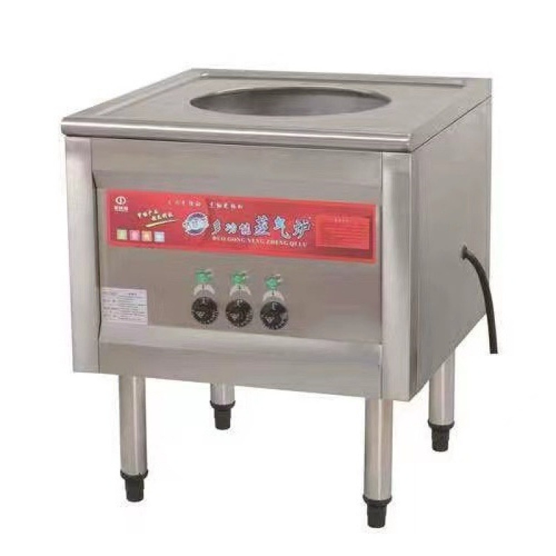 marisco comercial doble puerta de cuatro capas vaporizador de ahorro de energía horno de vapor de alta eficiencia vaporizador de gas de acero inoxidable vaporizador de gas