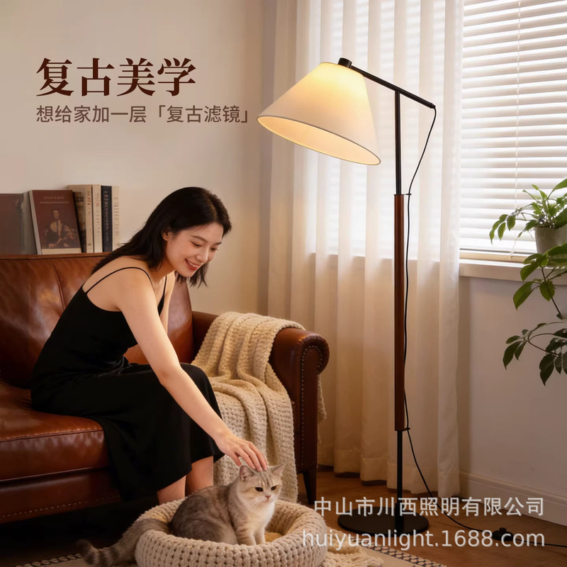 Floor Lamp for Living Room, Sofa Ambient Light, Vintage Study Floor Lamp, American Retro Bedroom Bedside Lamp Wholesale Floor Lamp for Living Room, Sofa Ambient Light, Vintage Study Floor Lamp, American Retro Bedroom Bedside Lamp Wholesale