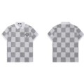 Checkered White Grey
