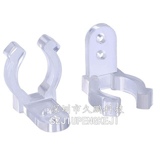 Led light strip round two-line three-line rainbow pipe clip buckle seven-word card round light bar transparent card code Holder
