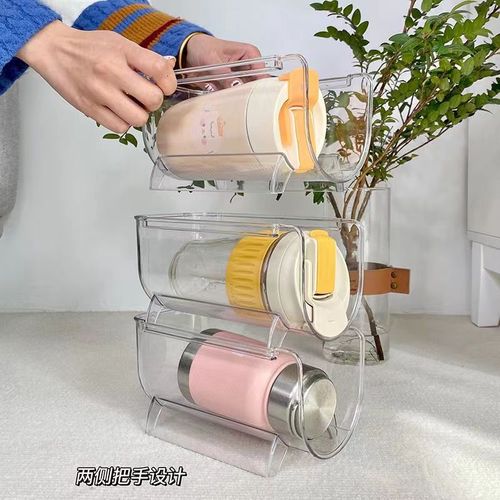 Transparent red wine storage rack, water glass, thermos cup, teacup dustproof holder, red wine display stand, stackable cup rack