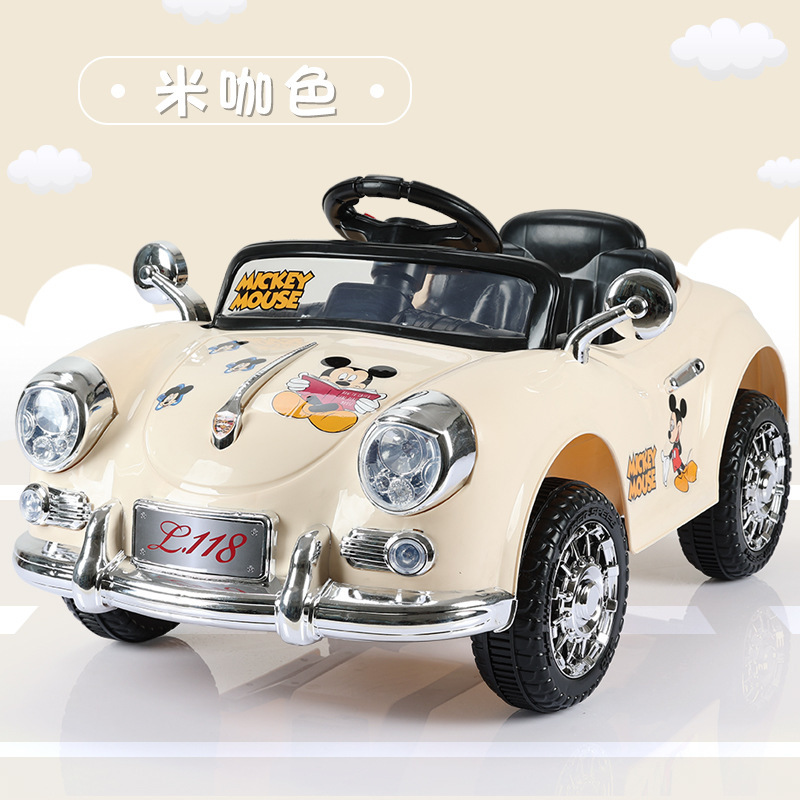 Cuatro ruedas de automóvil eléctrico para niños se pueden sentar 1 - 6 personas con control remoto coche de juguetes recargables para hombres y mujeres coche de baterías para bebés