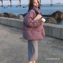 冬季新款2025年韩版棉衣棉服女短款宽松学生棉袄时尚外套女装黑色